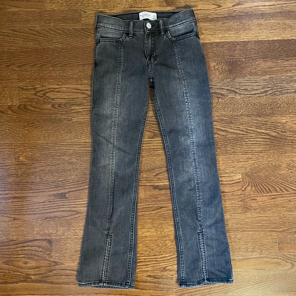 Abercrombie Kids Girls Hi Rise Flare Jeans - 7/8 Long